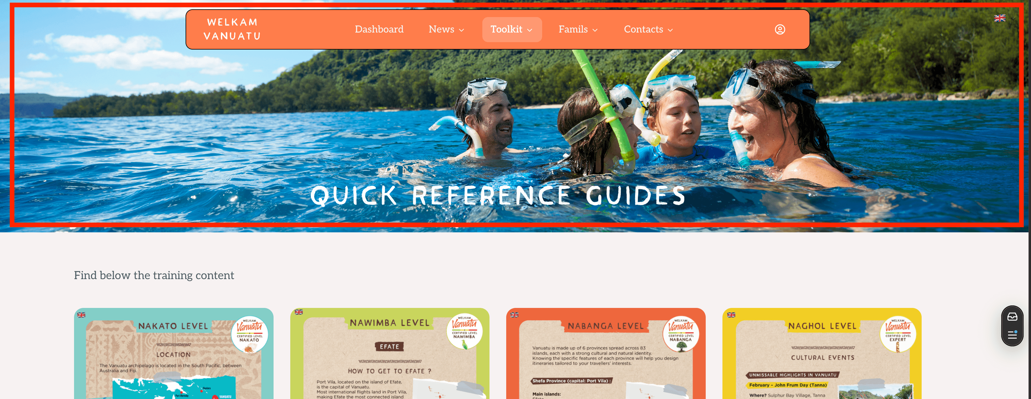 Hero image example on the Toolkit page