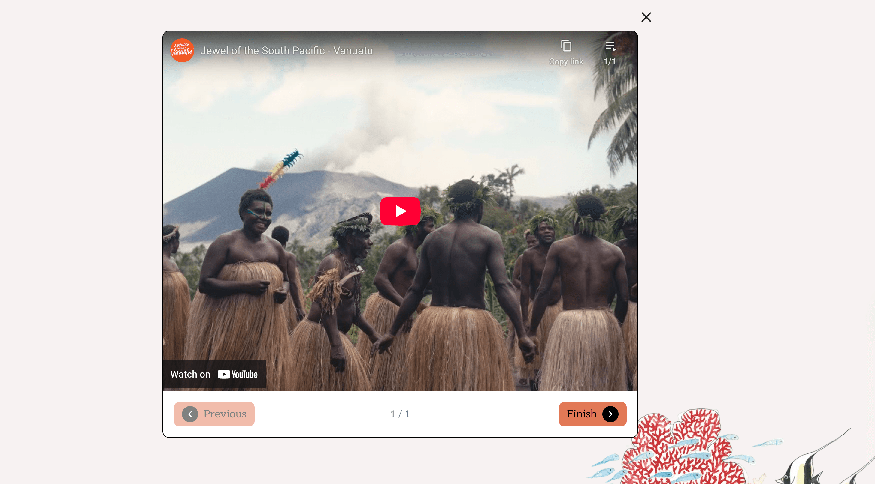 Video slide as seen by agents